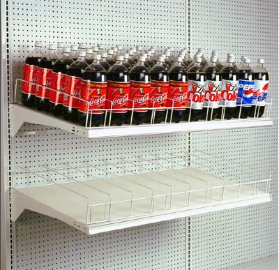 Gravity Feed Store Shelves